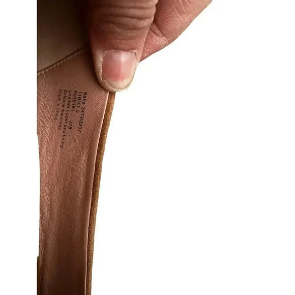 Taryn Rose Women's Tan Leather Slip On Round Toe Flat Shoes Size US 11 - Picture 3 of 3